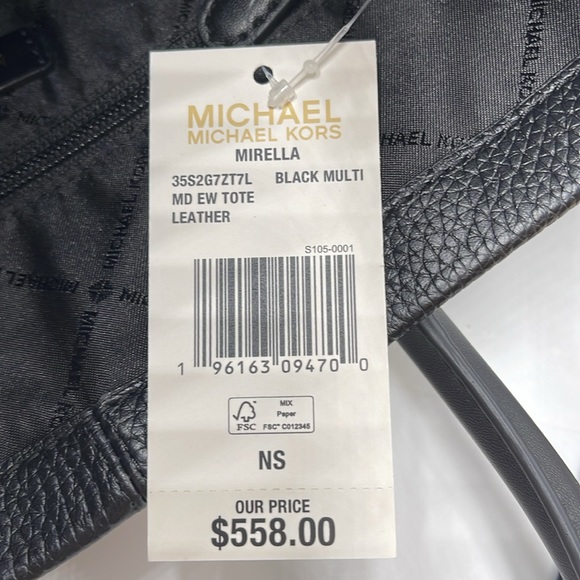 Michael Kors Medium Mirella 35S2G7ZT7L Tote Bag 
Black Multi
NWT - Picture 12 of 16